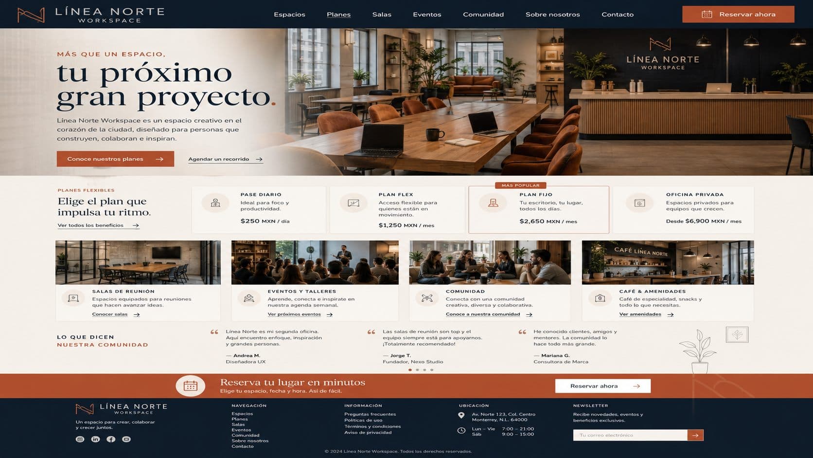 Construction services site