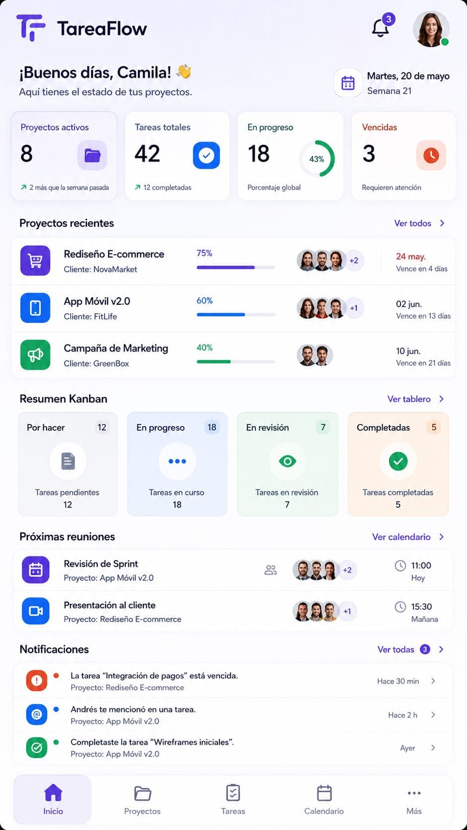Tasks and finance app